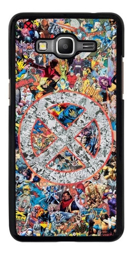 Funda Para Samsung Galaxy Xmen Marvel Logo Tapiz Collage