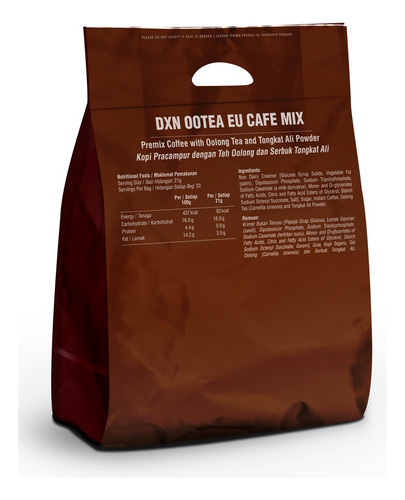 Ootea Eu Café Mix Dxn - Con Ganoderma