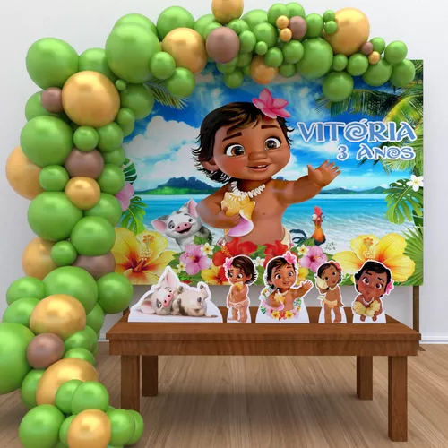 Kit Decoração Festa Infantil Moana