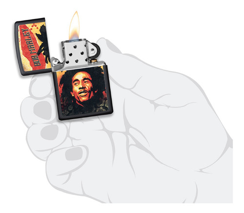 Imagen 8 de 10 de Encendedor Zippo Lighter Bob Marley