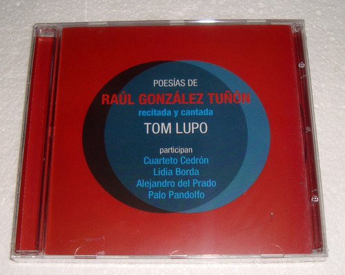 Tom Lupo Palo Pandolfo Poesia Raul Gonzalez Tuñon Cd / Kk 