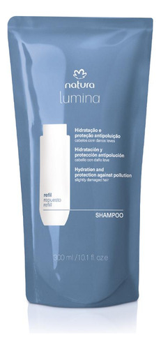 Natura Lumina Shampoo Hidratação E Antipoluição Refil 300ml