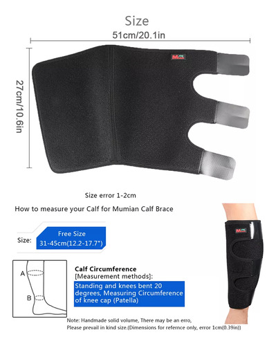 Protector De Pantorrilla Antideslizante Para Pantorrillas