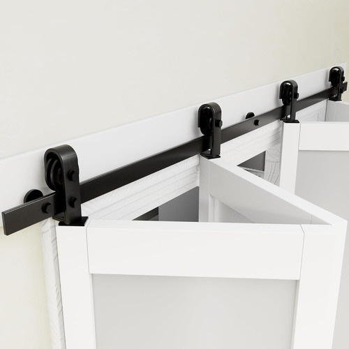 Kit De Herrajes Para Puerta De Granero Plegable De 60 Pulgad