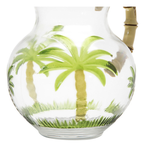 Jarra De Acrílico Palm Tree 2,8l Verde Wolff N/a
