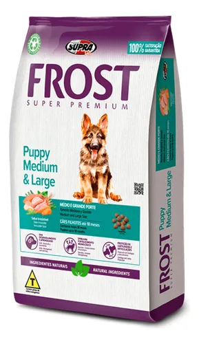 comprar Comida Frost Cachorro Razas Grandes 15kg mas 2 kg
