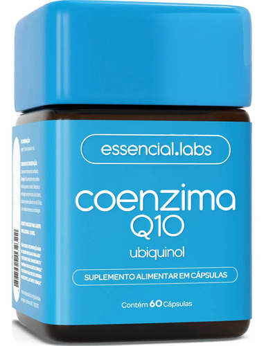 COENZIMA Q10 UBIQUINOL 100mg por Cápsula - 60 Cápsulas - Fórmula Concentrada com Matéria-prima Importada