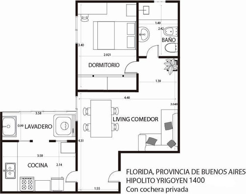 Imagen 2 de 17 de Oportunidad !! Venta - Departamento 2 Ambientes Con Cochera Fija Cubierta - Vicente Lopez