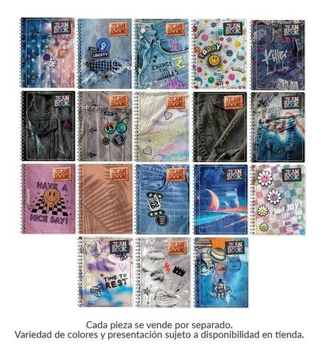 Cuaderno Profesional Doble Espiral Norma Jean Book 100 Hojas