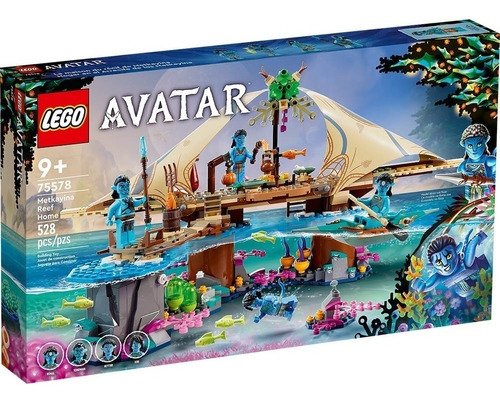 Lego Avatar Hogar En El Arrecife De Los Metkayina 75578 Cantidad de piezas 528