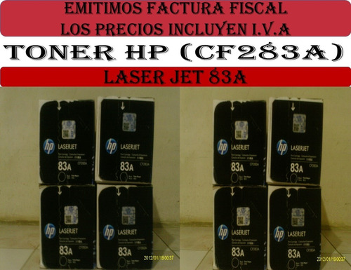  Tóner Negro Hp 83a Laserjet(cf283a)