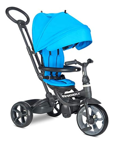 Triciclo Para Niños Joovy Tricycoo Lx, Asa De Empuje, Asient