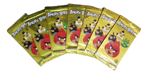 Lote 7 Sobres Cerrados Cartas/figuritas Colecc Angry Birds