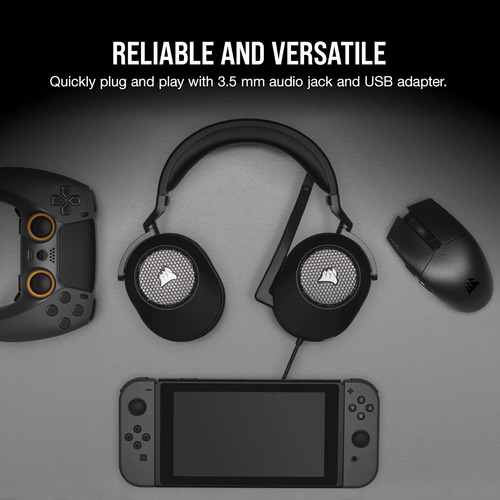 Corsair Hs65 Auriculares De Juegos Con Cable De Múltiples En