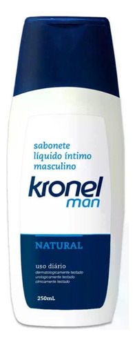 Kit Kronel Sabonete Íntimo Masculino C/ 5un De 250ml Cada
