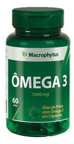 Ômega 3 - 60 Cápsulas 1000mg Macrophytus