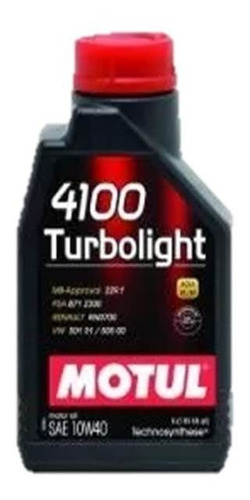 Aceite Motul 4100 10w40 Turbolight 1lts - Maranello