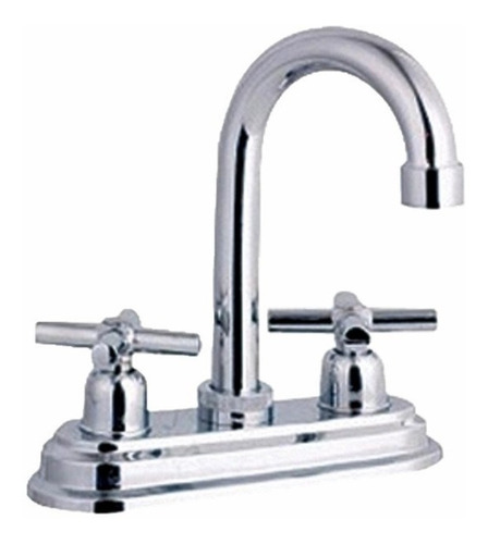 Llave Mezcladora Para Lavabo Baño Cromada De Lujo
