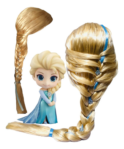 Peluca Elsa Princesa Frozen  Niña Personaje