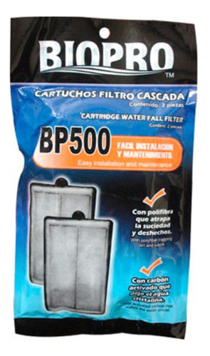 Repuesto De Filtro De Cascada Biopro Bp500 2 Piezas X Paquet