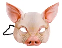 Comprar Máscara De Media Cara De Animal Tiger Pig 3d, Máscara De Cos