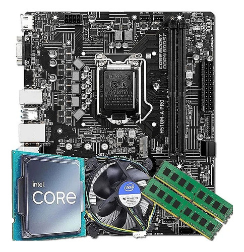Kit Processador I5 3470 + Placa H61 1155 + 16gb