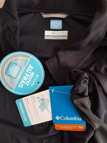 Polera Columbia Piqué 3xlt 4xlt Grande Antitranspirant Altos