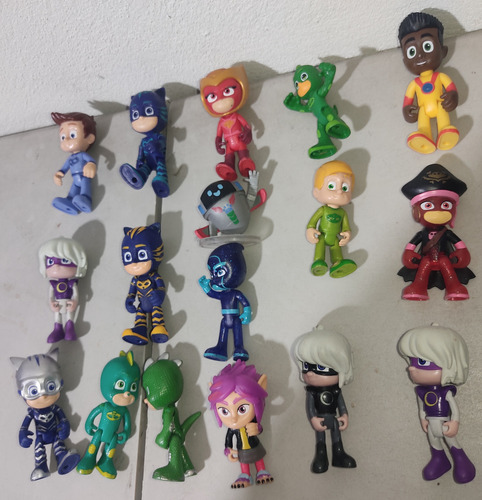 Figuras Héroes En Pijamas Originales (Usado)