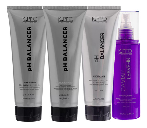 Kpro Ph Balancer Shampoo Condicionador Acidificante Leave-in