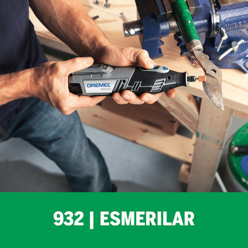 Punta de montaje paralelo de óxido de aluminio 932 3/8 - Dremel