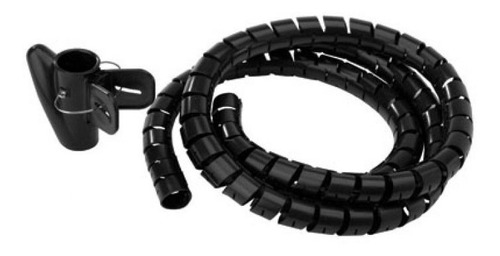 Tubo Organizador De Cables Tipo Espiral Color Negro 400200 