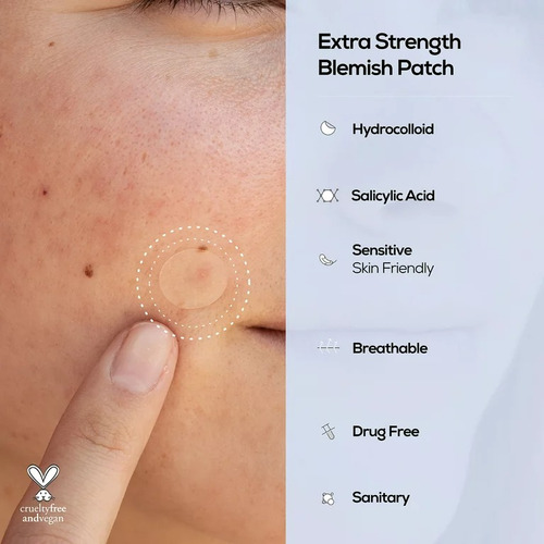 Hanhoo Parche Acne Hidrocoloide Extra Strength 36 Pzs Momento De Aplicación Día/noche Tipo De Piel Todo Tipo De Piel