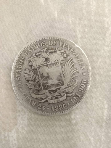 Monedas De Plata Colección Estados Unidos De Venezuela 