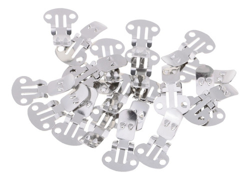 40 Piezas Soporte De Zapatos Pinzas De Fijar Clips De Acero