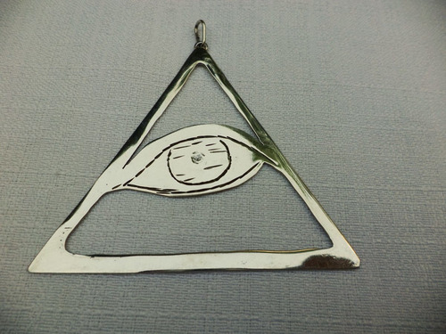 Ojo Triangulo - Cuerpo - Mente - Alma - Alpaca -hecho A Mano