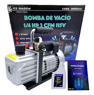 Bomba De Vacio 1/4 Hp 1 Etapa Refrigeracion Minisplits Clima