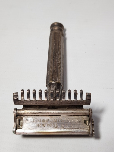 Imagen 5 de 9 de Antigua Máquina De Afeitar Auto Strop U.s.a. Rara Mag 58162
