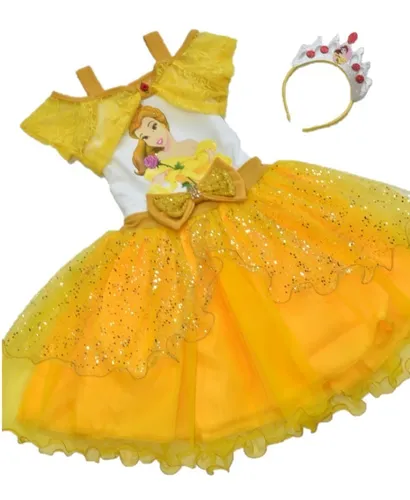 Vestido de la bella y la bestia mercadolibre cheap