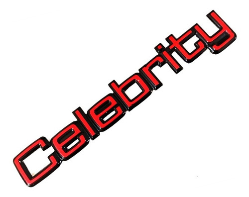 Emblema Maleta Chevrolet Celebrity Rojo Solo Mayor