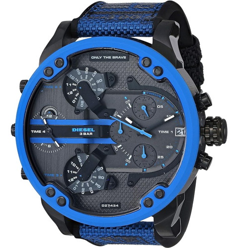 Diesel Hombre Mr. Daddy 2.0 Cronógrafo Reloj De Acero Inoxid