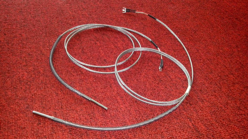 Imagen 3 de 6 de Tcx, Termopar Tipo J, 3/16 Ø X 1.25 , Cable 2mts Con Malla