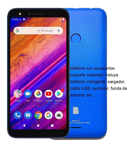 Blu G6/j7 32gb Lte 4g Teléfono Inteligente Con Accesorios