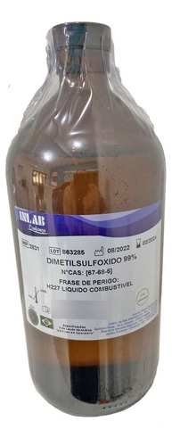 Dimetilsulfoxido Puríssimo - Dmso - Frasco 1 Litro