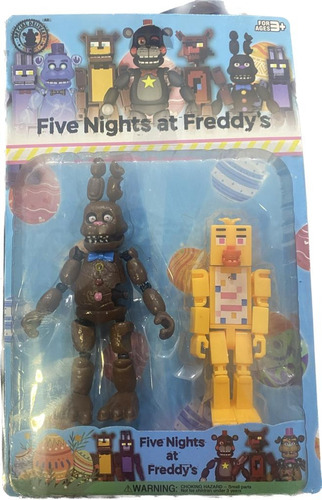 Muñecos Five Nights At Freddys  Desarmable Con Luz Varios X2
