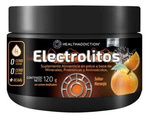 Healthaddiction Electrolitos Sin Azúcar 0 Carbs 120g