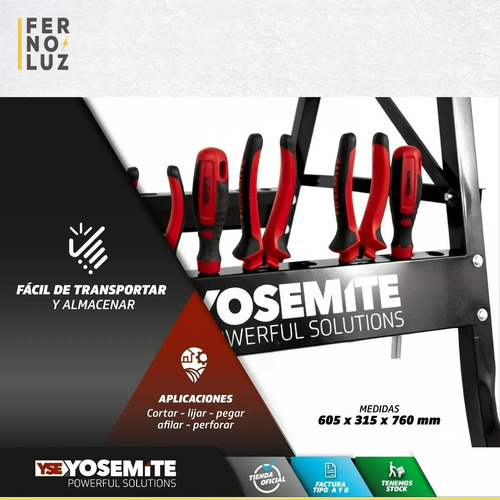 Imagen 6 de 10 de Banco De Trabajo Plegable Carpintero Profesional Yosemite
