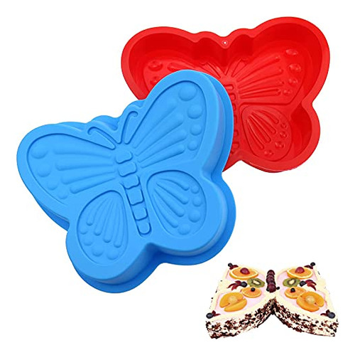 Molde Silicona Para Pastel En Forma De Mariposa 3d - Pack