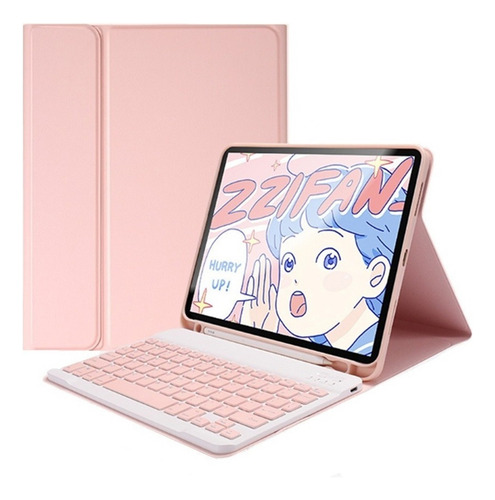 P Funda Con Teclado Bluetooth For iPad Mini 4/5 7,9 Pulgadas