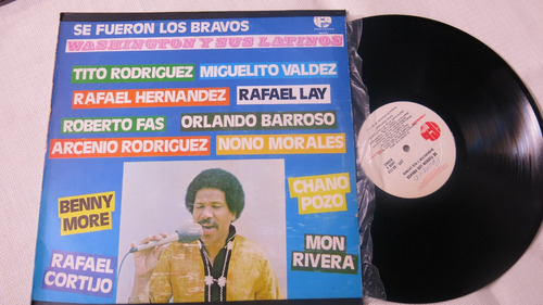 Vinyl Lp Acetato Salsa Washington Y Sus Latinos Mon Rivera  