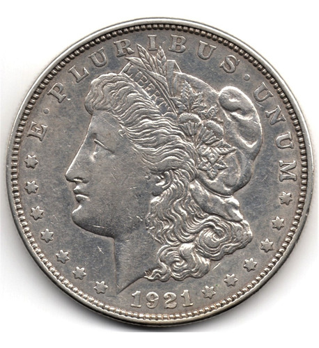 Estados Unidos 1 Dólar Morgan 1921 D Denver Plata